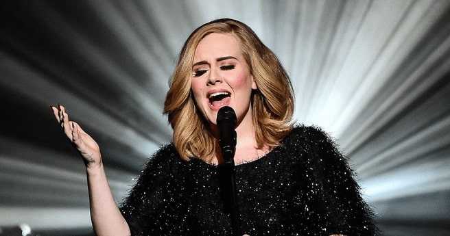 Cute pic of Adele