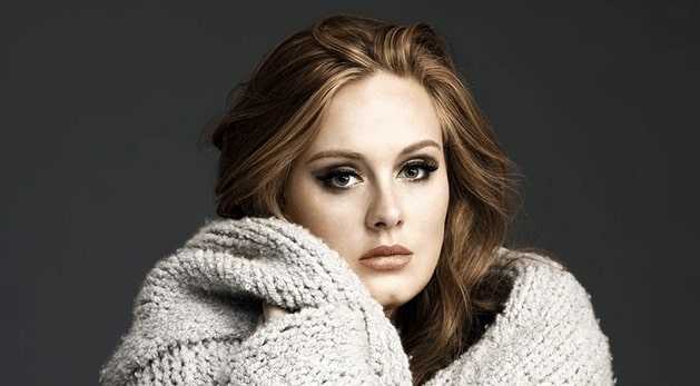 Beautiful eyes of Adele
