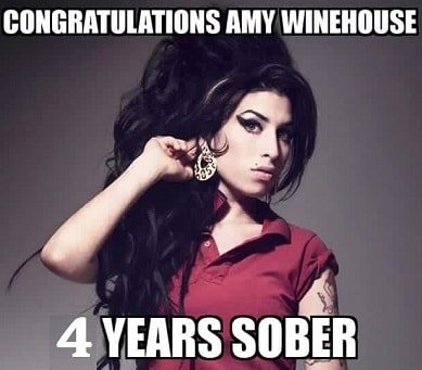 Amy Winehouse 4 years sober