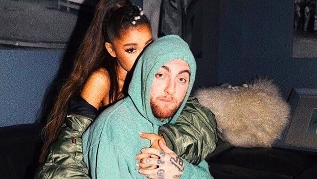 Mac Miller and Ariana Grande making out