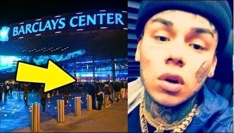 tekashi 6ix9ine was banned from performing in Barclays center