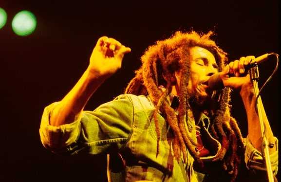 Live performance of Bob Marley