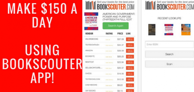 bookscouter app - make money selling books