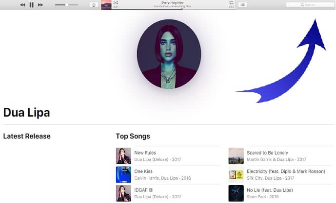 Stream Dua Lipa songs on apple music, spotify and tidal music.