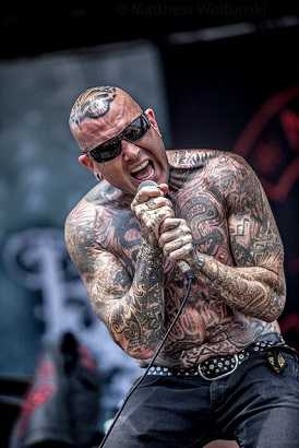 Evan Seinfield has scary tattoos from head to toe