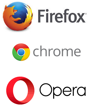 firefox, chrome and opera best browsers