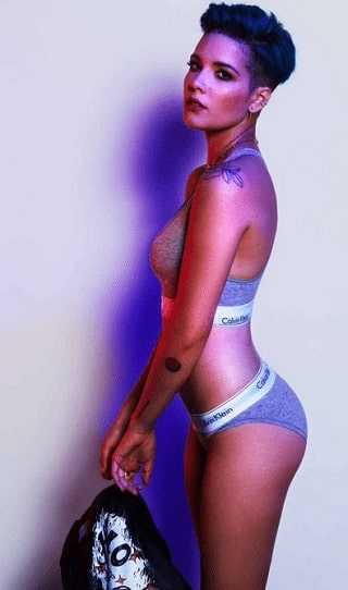 Bikini pics of Halsey