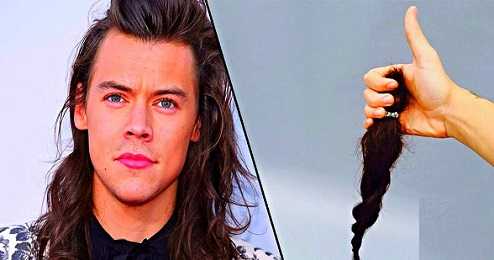 Harry Styles donates his hair to cancer survivors