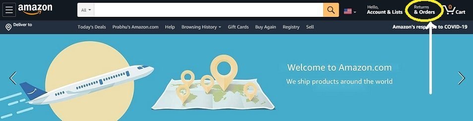 Steps to cancel Amazon purchase