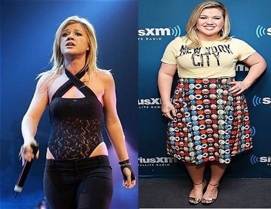 Kelly Clarkson too fat and too thin a comparison