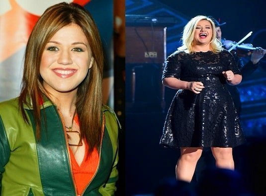 Kelly Clarkson very cute and very fat