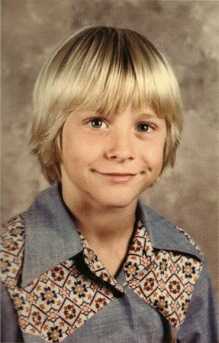 Childhood pics of Kurt Cobain