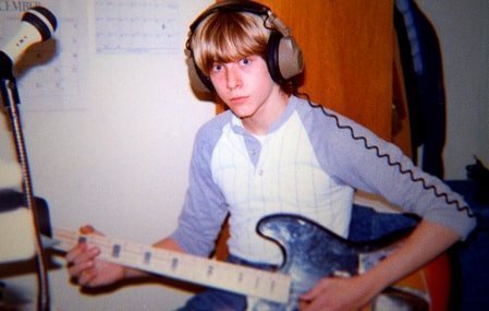 Kurt Cobain was thrown out by his mom