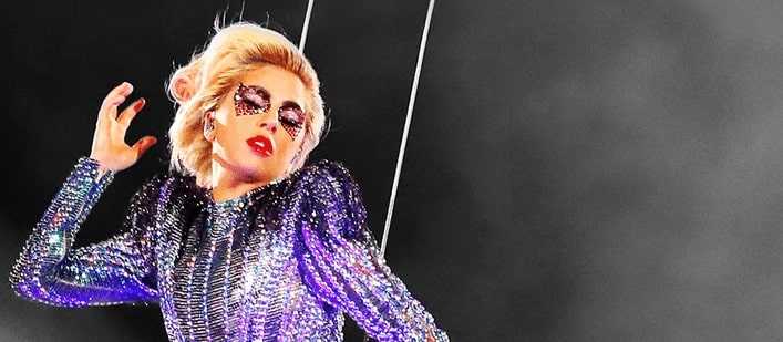 Live performance of Lady Gaga