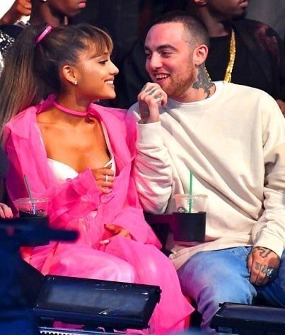 Intimate pics of Mac Miller and Ariana Grande