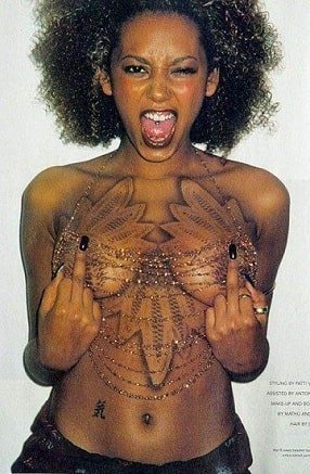 Topless pics of Mel B of Spice Girls