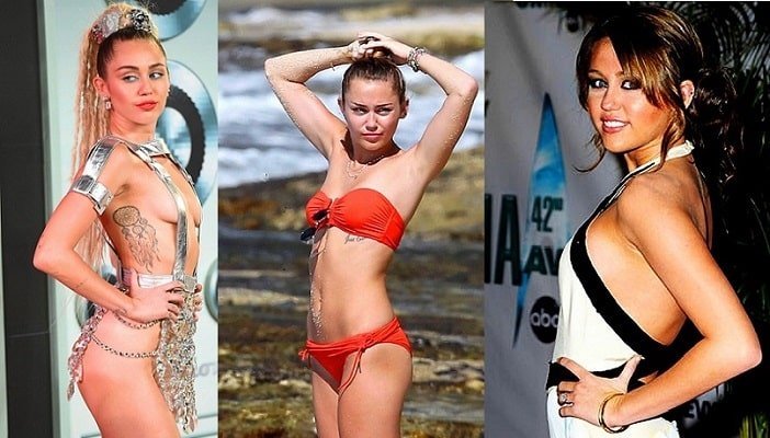 Miley Cyrus topless