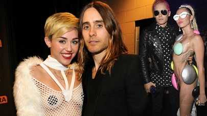 miley cyrus with jared leto