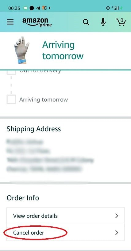 How to cancel an Amazon purchase