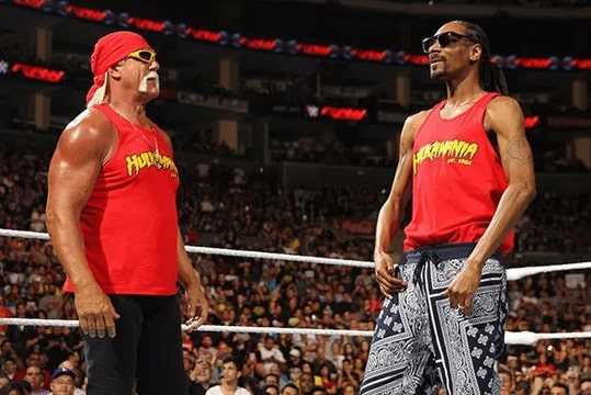 Hulk Hogan with Snoop Dogg