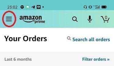 Amazon app navigation explained