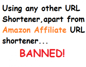 only amazon url shortener others banned