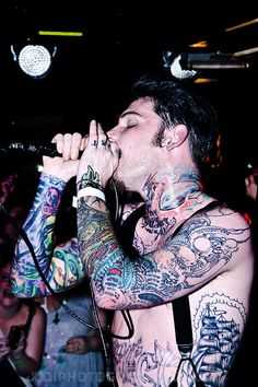 Wil Francis horror tattoos are simple stunning.