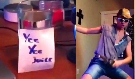 Yeehaw challenge includes drinking yee yee juice