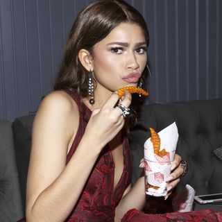 Zendaya loves baby corns